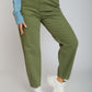 slouchy gabardine - khaki