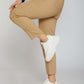 dj mom-fit gabardine elastic waistband