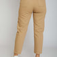 dj mom-fit gabardine elastic waistband