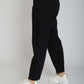slouchy gabardine - black